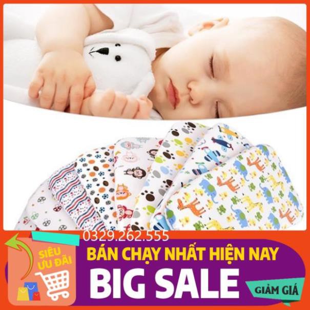 (FreeShip) Gối cao su non siêu mềm cho trẻ chống méo đầu