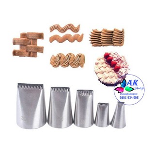 SET 5 ĐUI BẮT VIỀN BÔNG KEM
