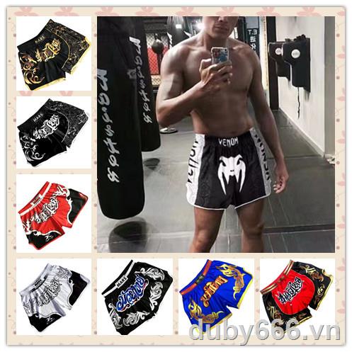 Quần Tập Muay Thái Chuyên Dụng Chất Lượng Cao ▦Quần Short Tập boxing / Chạy Bộ / Thể Thao UFC