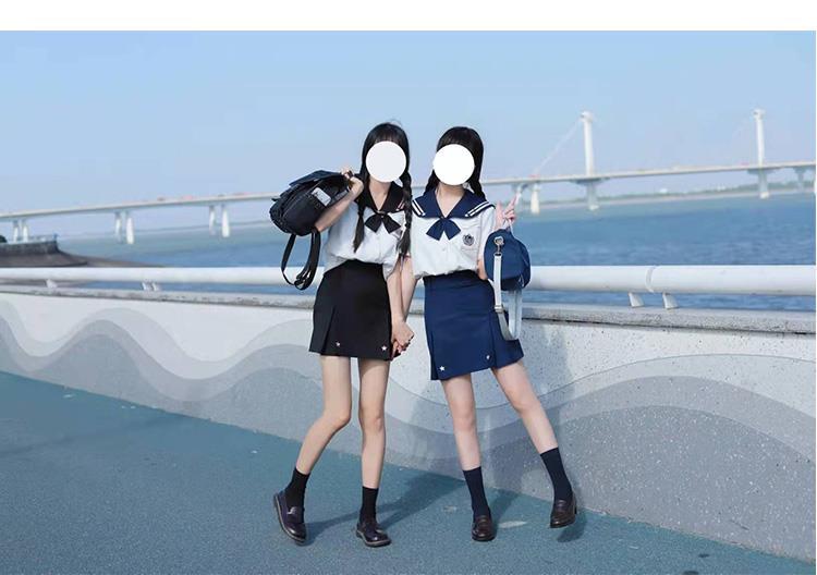 [two-piece Suit]summer New Korean Jk Uniform Skirt Pleated Skirt Short Sleeve Shirt College Fashion[delivery Within 15 Days ]