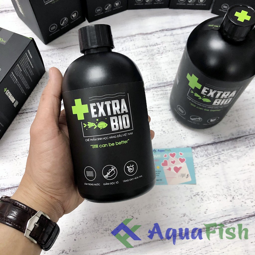 Men Vi Sinh Extra Bio 1000ml Giúp Lọc Nước Hồ Cá, Bể Cá Siêu Trong, Siêu Sạch