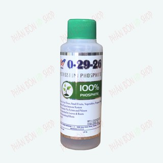 PHÂN BÓN HỖN HỢP PK PEKA 0-29-26 POTASSIUM PHOSPHITE (Chai 100ml) - 100% PHOSPHITE