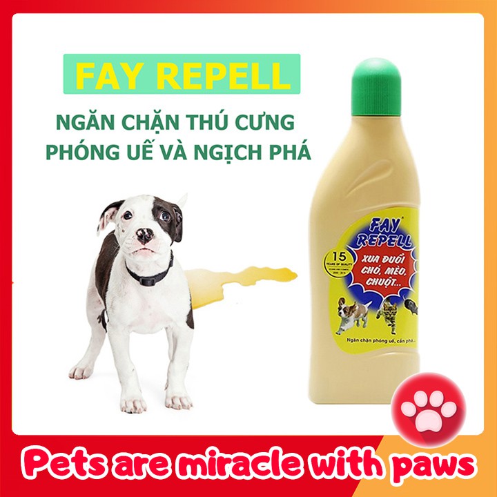 Dung Dịch Xua Đuổi Chó, Mèo và Chuột FAY REPELL 200 ml