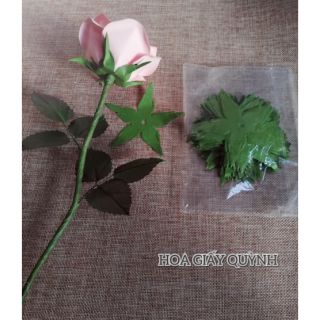 50-100 ĐÀI HOA HỒNG GIẤY MỸ THUẬT 60gsm