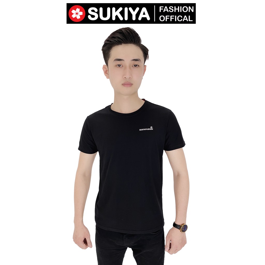 Áo thun cotton nam hàng chất đẹp tiêu chuẩn Nhật Bản SUKIYA AT03
