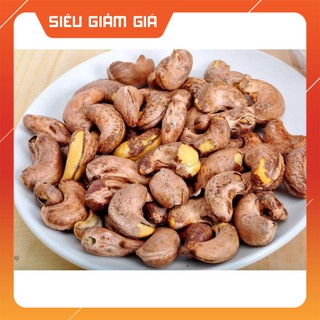 Hạt điều rang muối túi 500gram hút chân không