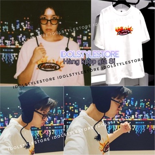 (Quà tặng kèm card Idol) áo thun lửa của J Hope BTS