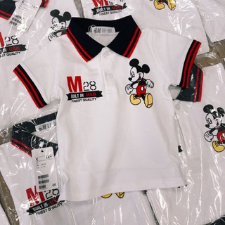 Áo thun polo mickey HM cho bé trai