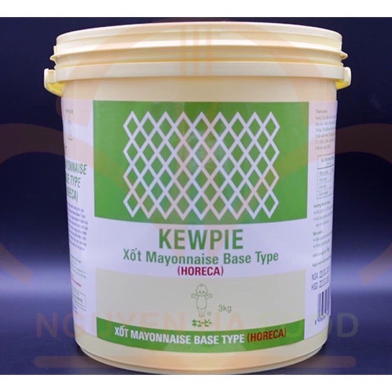 XỐT MAYONNAISE BASE HORECA 3KG KEWPIE