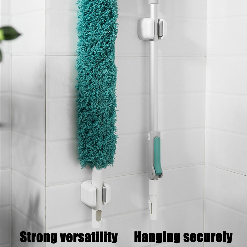 Giá Treo Chổi / Cây Lau Nhà Gắn Tường Tái Sử Dụng Tiện Lợi