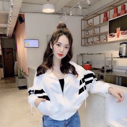 Áo khoác dù cao cấp 2 lớp sọc tay cánh dơi kèm hình thật