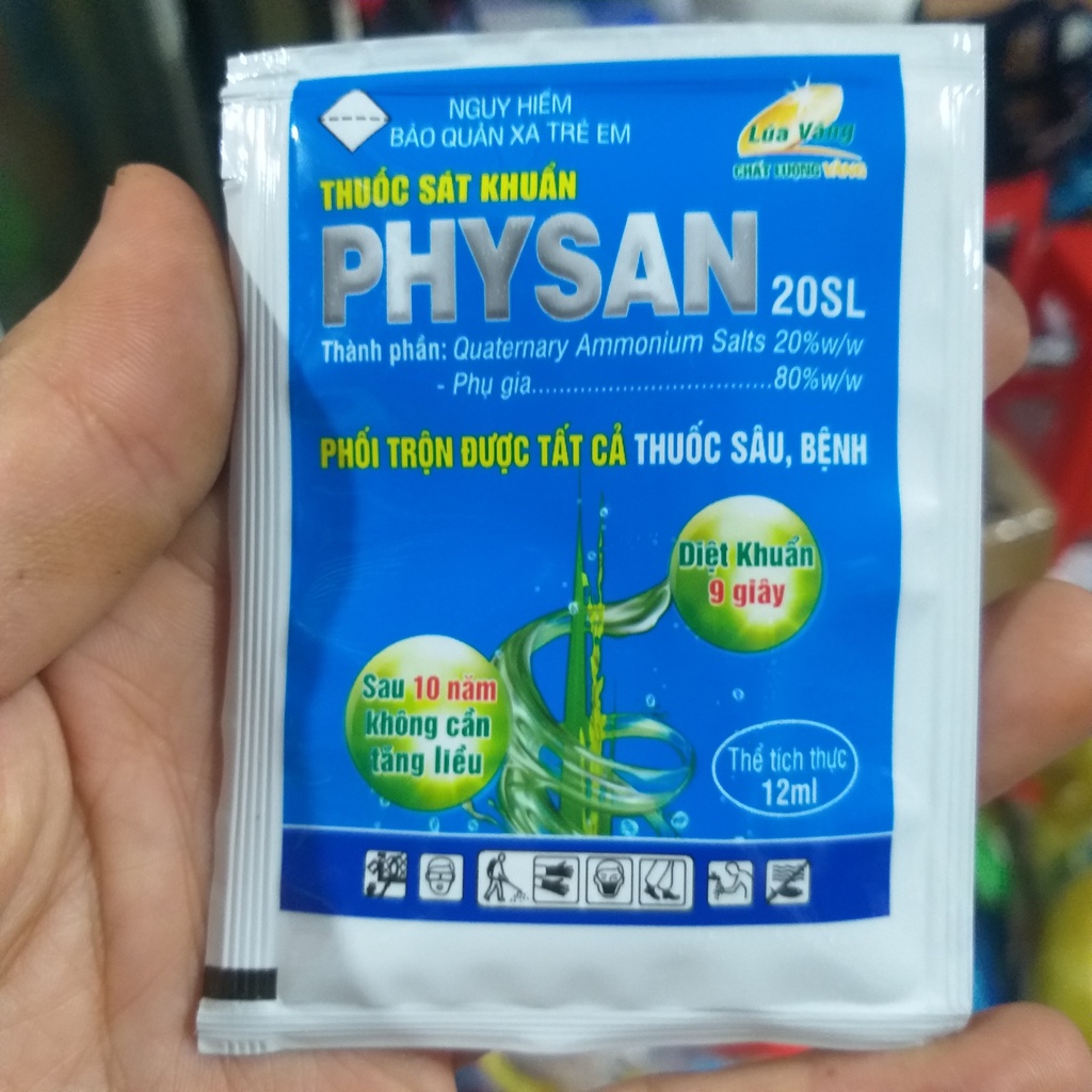 Thuốc sát khuẩn PhySan 20SL - Đặc trị nấm, thối nhũn trên phong lan (12ml)