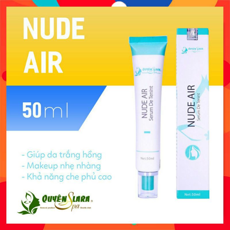 Kem nền dưỡng da, kiềm nhờn Nude Air Quyên lara 50gr