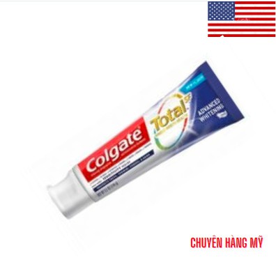 1 tuýp KEM ĐÁNH RĂNG Mỹ COLGATE TOTAL SF ADVANCED WHITENING 181G