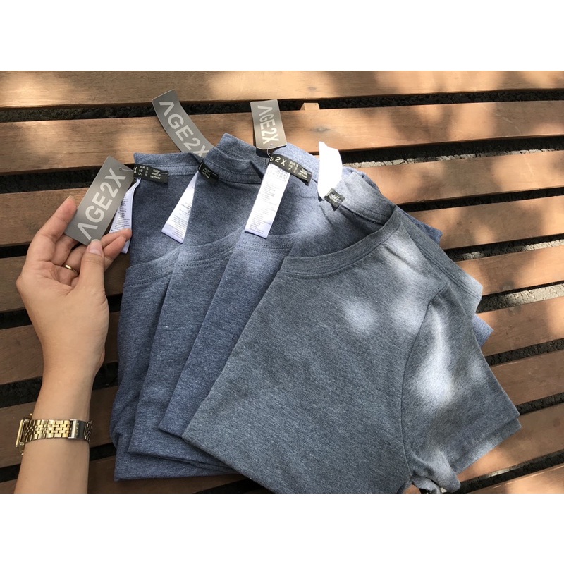 TOP 5 Màu ÁO THUN TRƠN Nam AGE2X | BigBuy360 - bigbuy360.vn