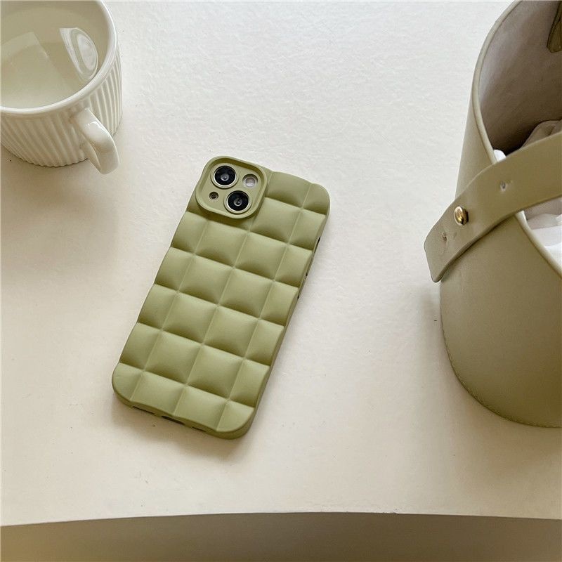 Ốp Điện Thoại Hình Bánh Waffle Cho iPhone 12 13 14 11 Pro Max X Xs Max Xr