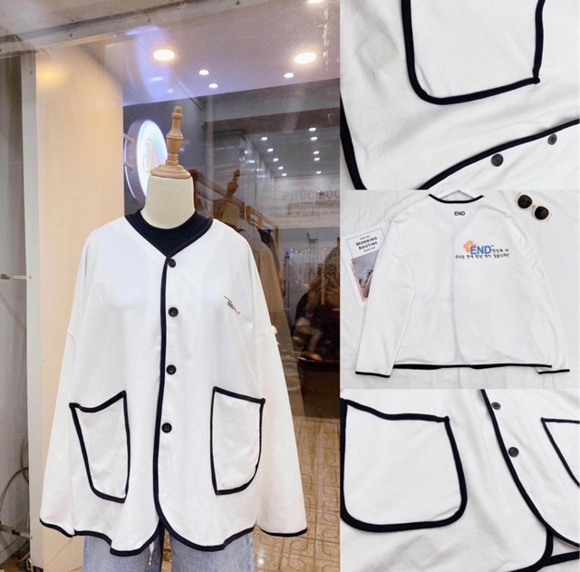 [Mã SKAMCLU7 giảm 10% Tối Đa 50K đơn 0Đ] Áo Khoác CARDIGAN Nỉ Jacket END Ulzzang (ẢNH THẬT)