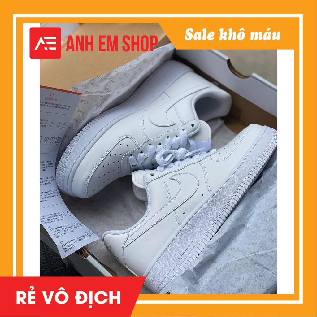 [Mã FAXANH245 giảm 10k đơn từ 50k] Giày Thể Thao Aiir Force 1 af1 trắng nam nữ, Giày af1, giày sn trắng | BigBuy360 - bigbuy360.vn