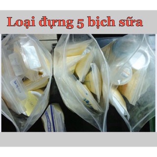 Túi zip bảo quản sữa mẹ, thức ăn loại dày dặn size lớn 25 38cm - ảnh sản phẩm 4