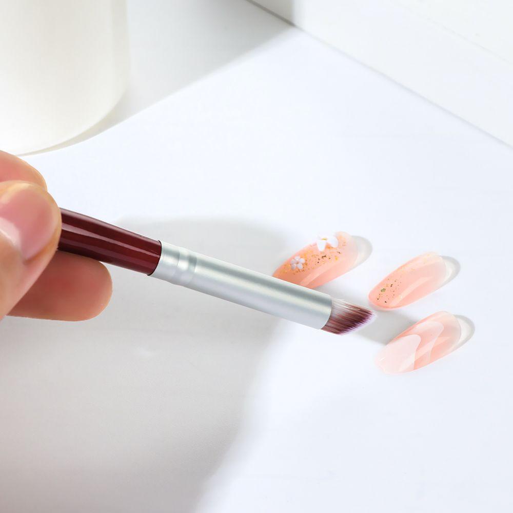 Cọ Vẽ Móng Nghệ Thuật Tay Cầm Gỗ Màu Gradient
