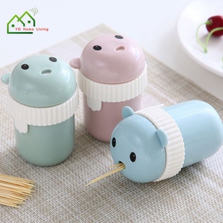 Hũ đựng tăm tròn hình chú gấu