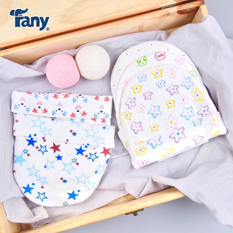 [Chất đẹp] Nón Thun Siêu Giãn Cho Bé Sơ Sinh, Nón in hình họa tiết hiệu Fany Baby