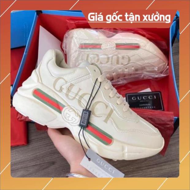 [FreeShip+ Hàng Cao Cấp] Giày thể thao Gucci nam nữ cao cấp, Giày nam nữ Full phụ kiện (ảnh thật)