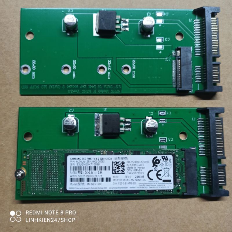 Cổng chuyển SSD M2 sata to Sata III loại tốt