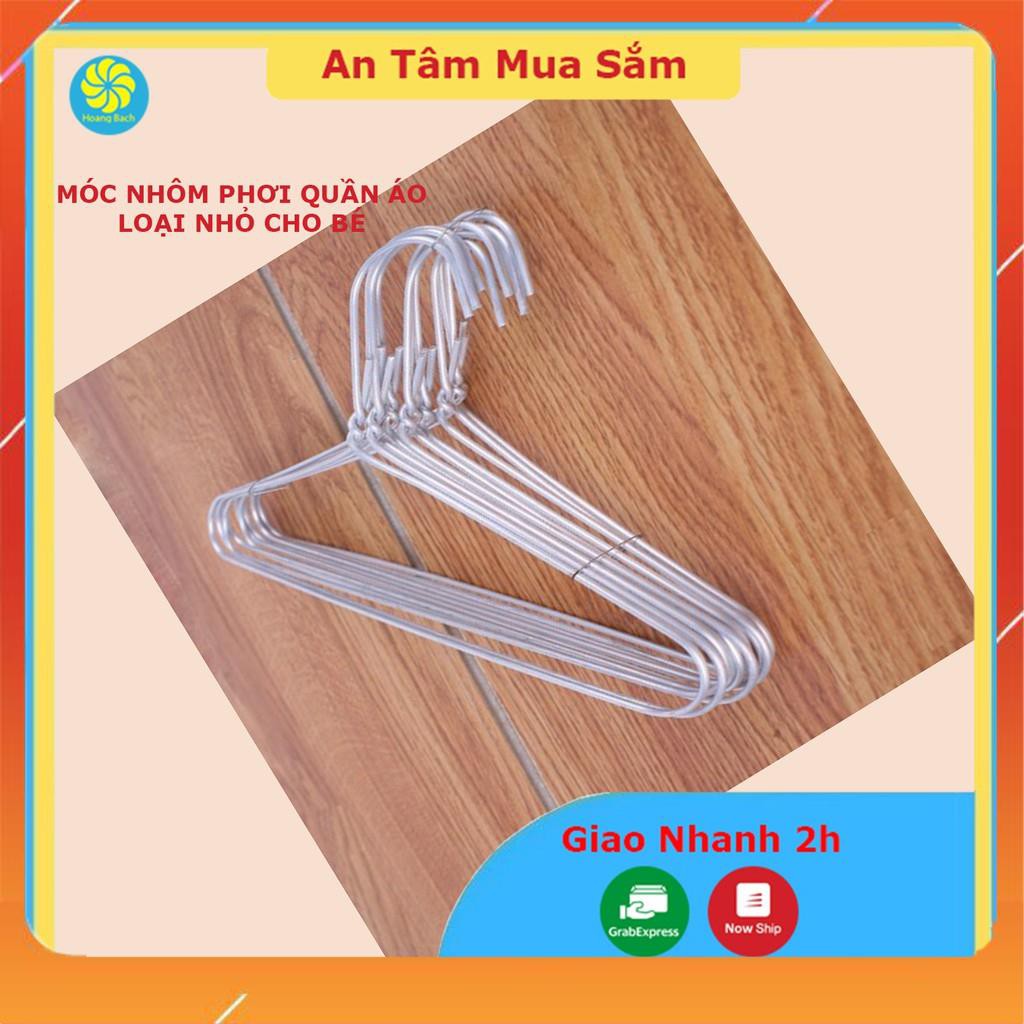 móc treo quần áo ❤️FREESHIP❤️ móc nhôm phơi đồ  loại trẻ em (bộ 10 cái)