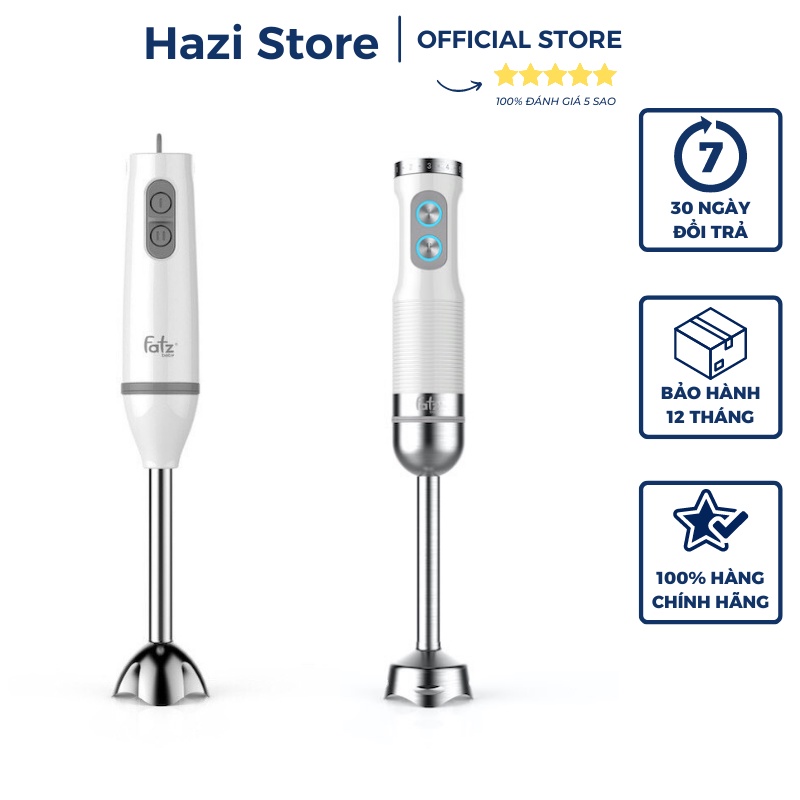 Máy Xay Cầm Tay Fatz Baby FATZ 4.2(400W) - FATZ 8.1(800W) - 10.1 - Máy Xay Đa Năng Sinh Tố Hoa Quả, Thức Ăn Dặm Cho Bé