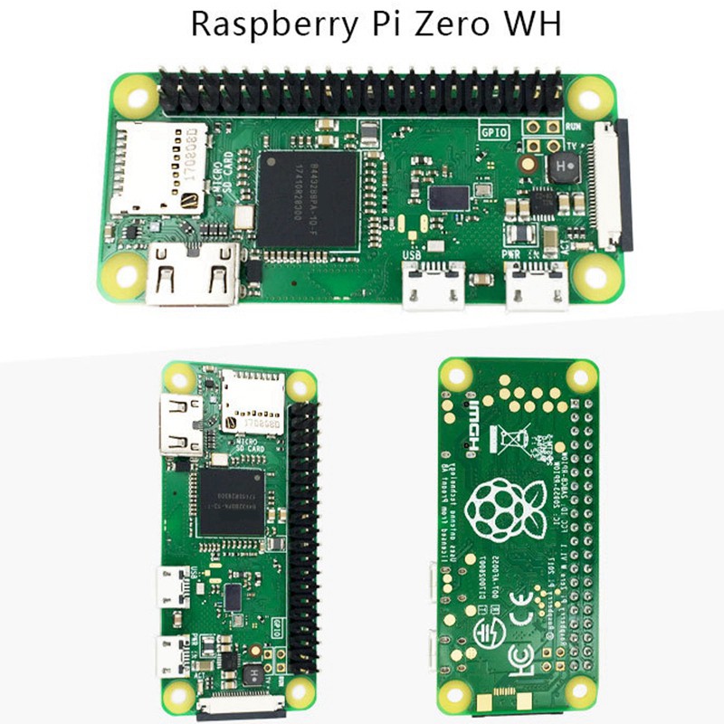 Linh Kiện Cho Raspberry Pi Zero Wh Kèm 40 Pin Gpio Headers N2Vn