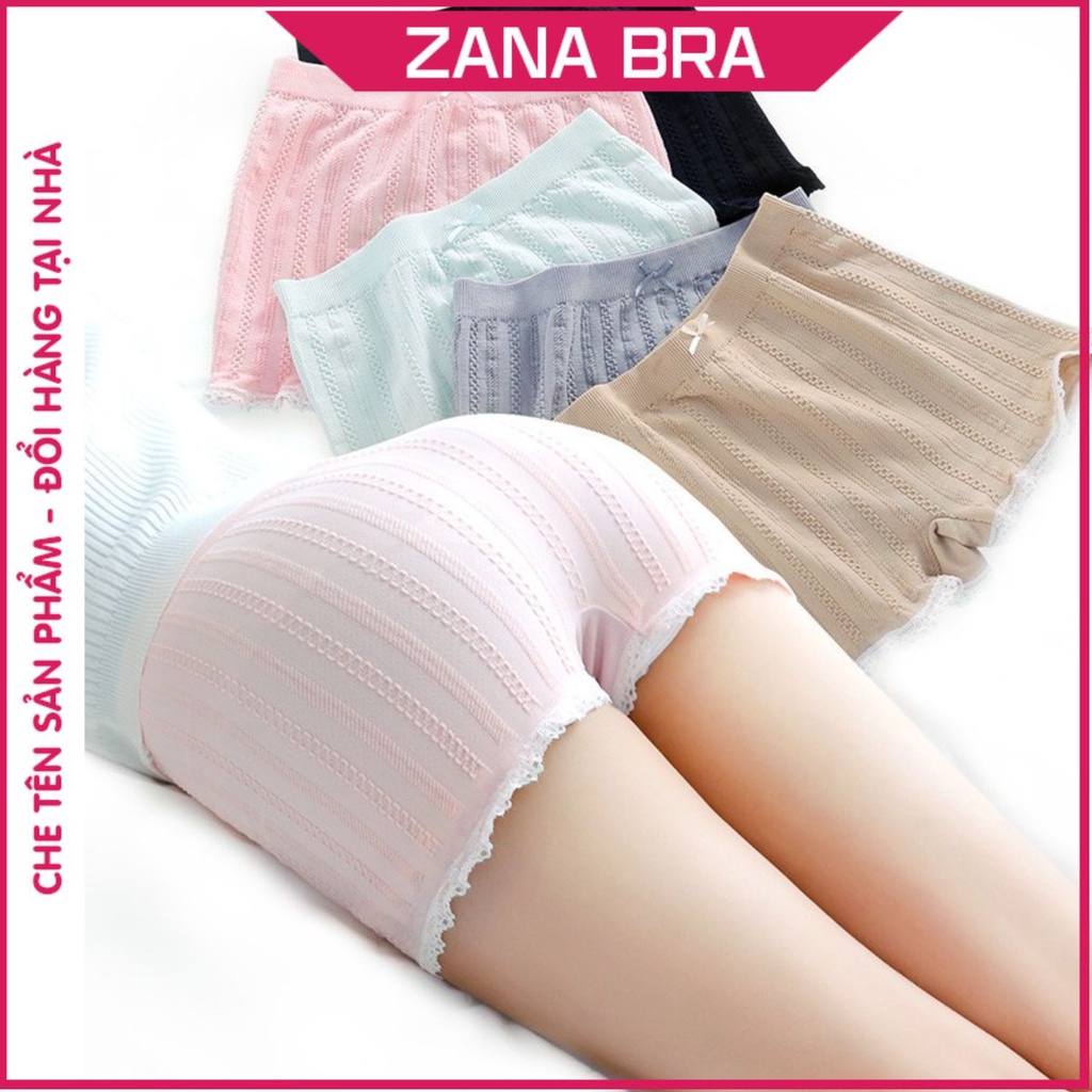 Quần Mặc Trong Váy, Quần Đùi Mặc Váy Ngắn Cotton Dệt Gân Cao Cấp ZANABRA 450