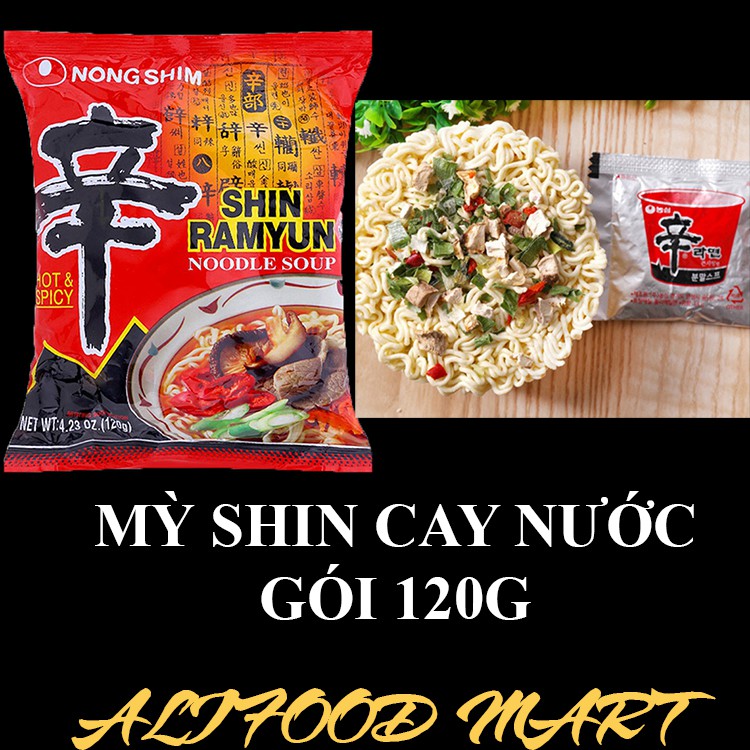 mì shin ramyun, mì cay Hàn Quốc (alifoodmart)