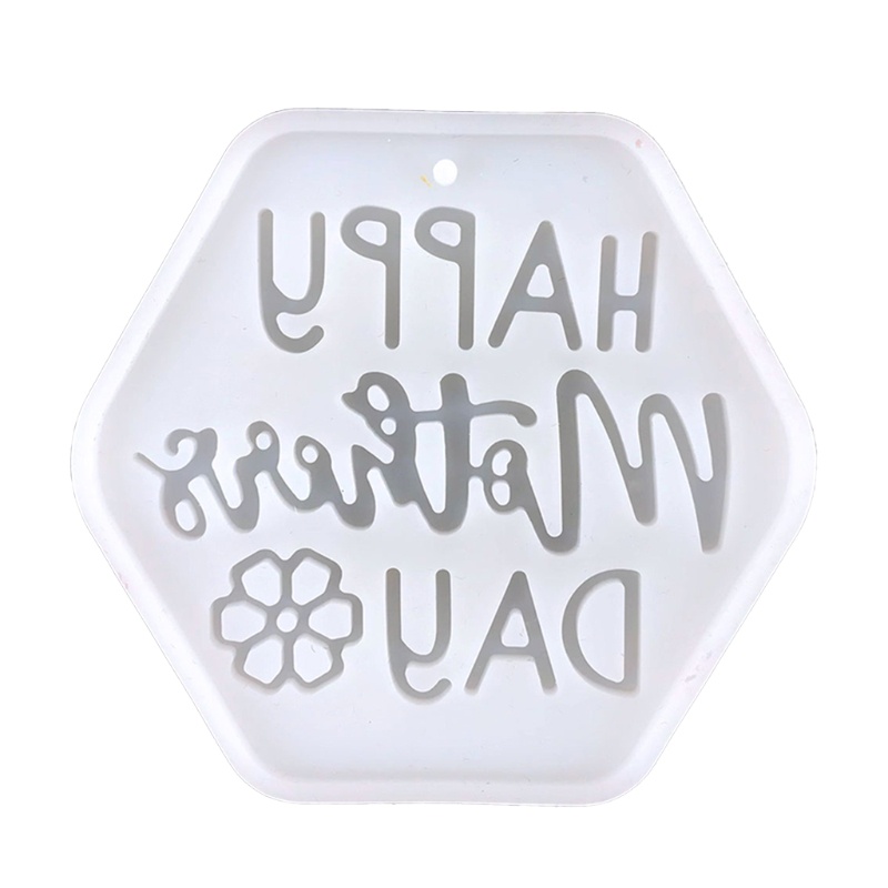 Khuôn Silicone Làm Móc Khóa Kiểu Hình Học Cổ Điển DIY