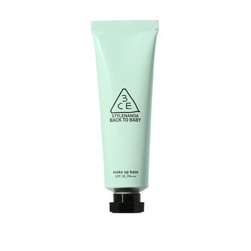 Kem lót 3CE Back To Baby Make Up Base Mint Green