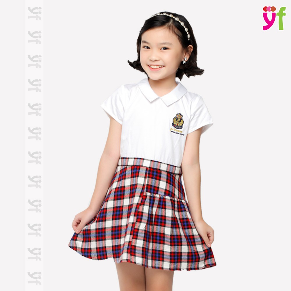 Đầm xoè caro YF cho bé gái style Hàn Quốc, 3 loại caro, đủ size 9DX558