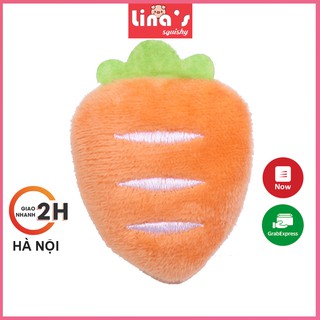 Móc khóa cà rốt bông cute - mk004