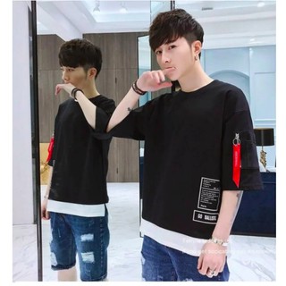 Áo thun tay lở unisex ASALA u005