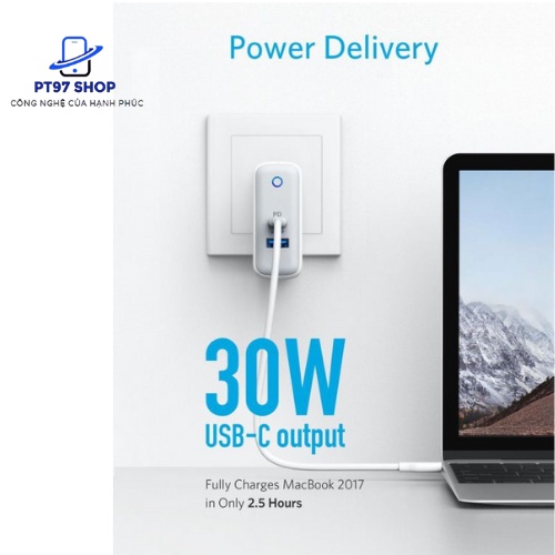 Sạc ANKER PowerPort II PD 49.5w  - A2321 - Cốc Sạc Nhanh An Toàn, Bền Bỉ BH 12 Tháng Chính hãng Anker