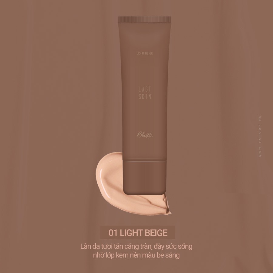Kem nền BBia Last Skin Foundation (3 màu) 50ml - Bbia Official Store | BigBuy360 - bigbuy360.vn