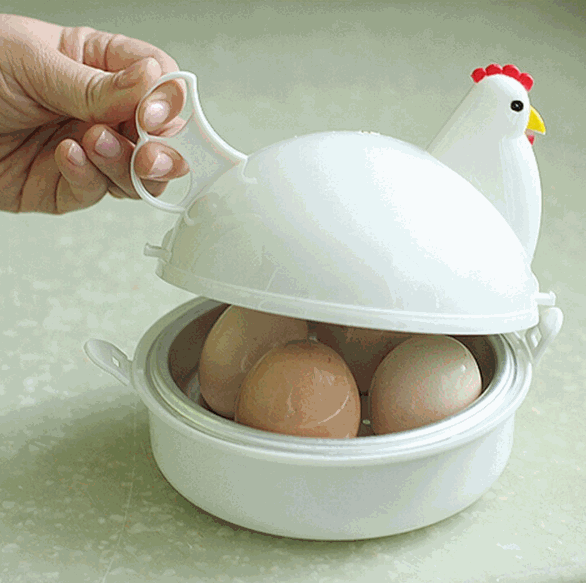 Khay Hấp Trứng Trong Lò Vi Sóng Hình Chú Gà Ngộ Nghĩnh