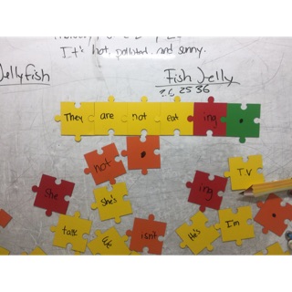 Giáo cụ dạy học❤️ Puzzle màu sắc ( 10 miếng gắn sẵn nam châm)