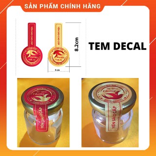 50 - 100 Tem niêm phong yến sào cao cấp