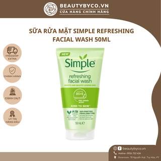 Sữa rửa mặt Simple gel freshing dịu nhẹ cho da nhạy cảm 150ml
