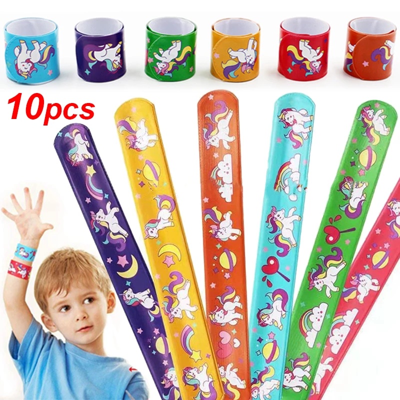 Set 10 Vòng Đeo Tay Kỳ Lân Trang Trí Tiệc Sinh Nhật Cho Bé