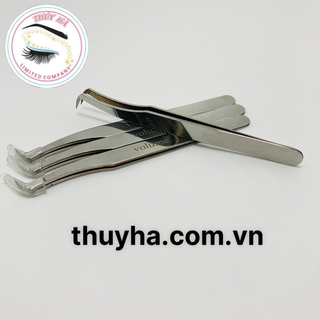 Nhíp VOLUME Mega Bạc- Volume Vàng MŨI NHÁM NANO_12mm_mũi quạ _ dụng cụ nối mi_THÚY HÀ