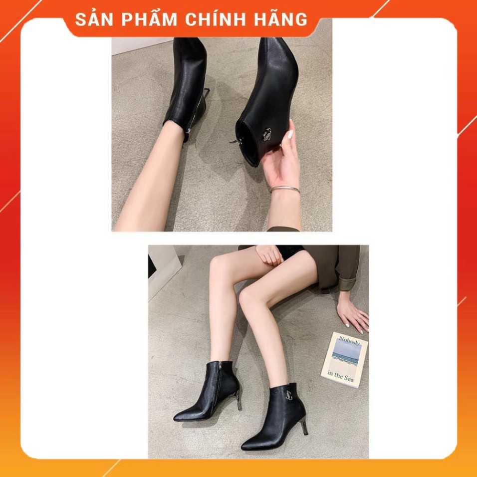 Boots nữ ♥️ FREESHIP ♥️ Da bò thật 100% cực êm và mềm chân lót nỉ cực êm và ấm