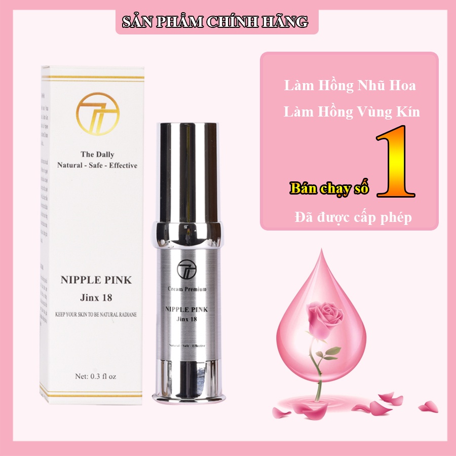 Kem Làm Hồng Nhũ Hoa Nipple Pink Jinx18 - Dưỡng Hồng Vùng Kín 15ml