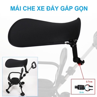 [VÒM RỘNG] Mái che xe đẩy gấp gọn ,phụ kiện xe đẩy mái che giúp che mát cho bé khi đẩy bé đi chơi bên ngoài