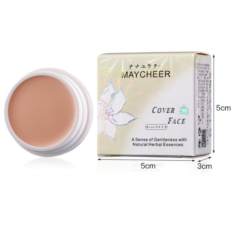 [Hàng mới về] Kem nền che khuyết điểm MAYCHEER trang điểm đường nét không dầu lâu trôi